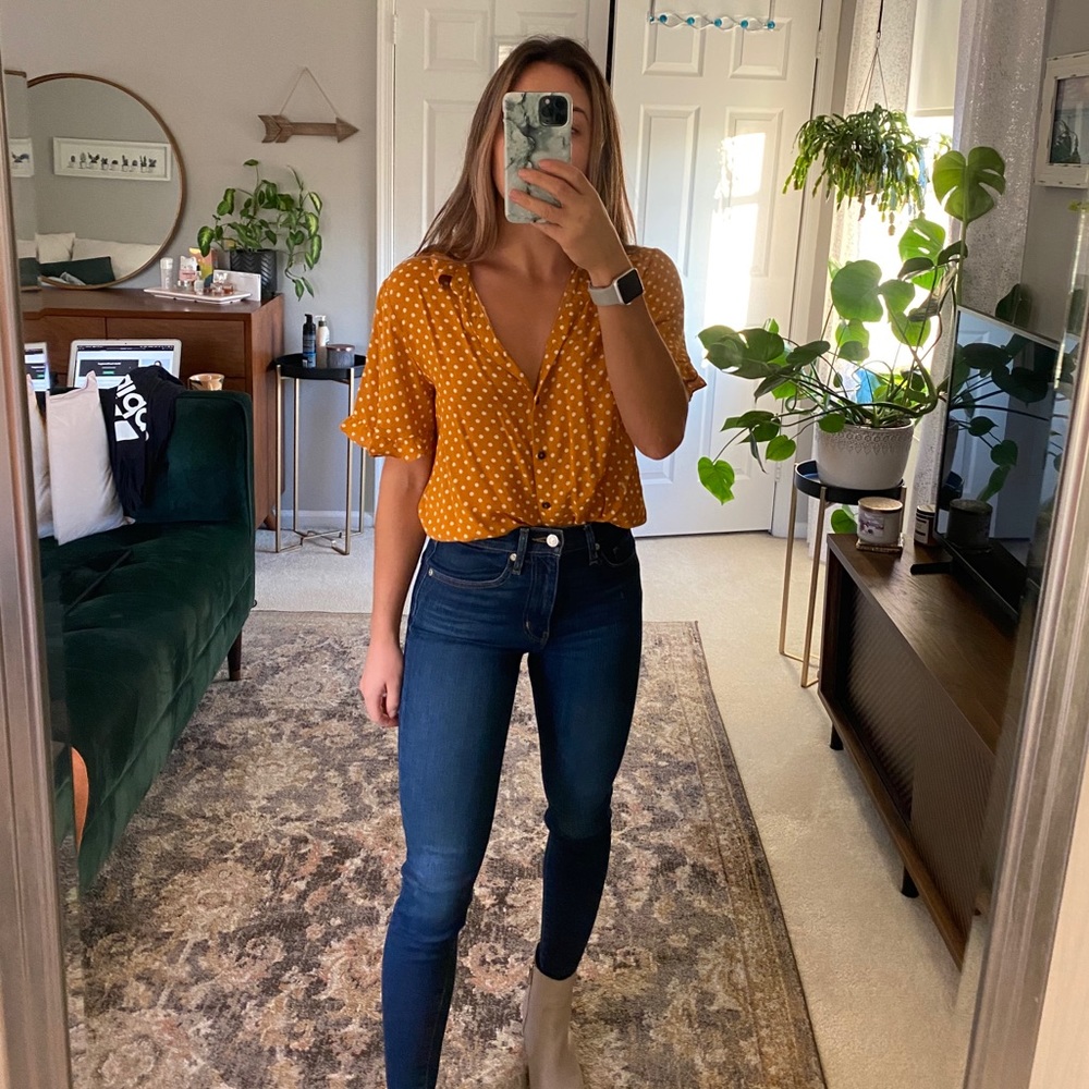 Polka Dot Button Down - image 1